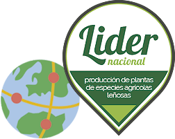 Líder nacional, producción de plantas de especies agrícolas leñosas